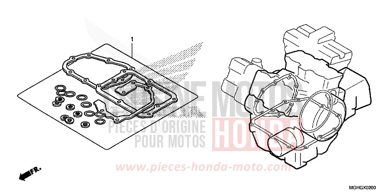 TROUSSE DE JOINT B von VFR1200X "Crosstourer" DCT DEGITAL SILVER METALLIC (NHA30) von 2016